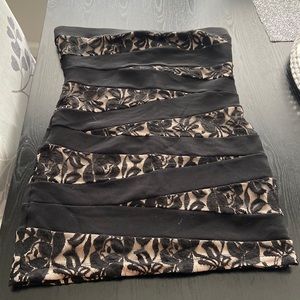 Guess strapless dress